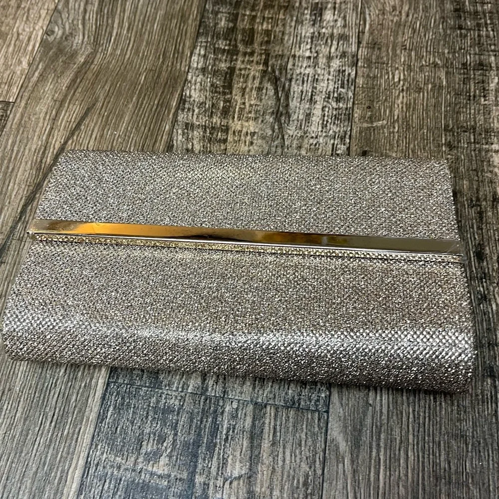 Glitter Gold Clutch